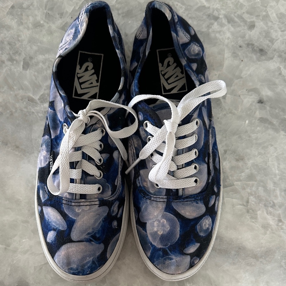 Vans Navy Jellyfish Print Sneakers